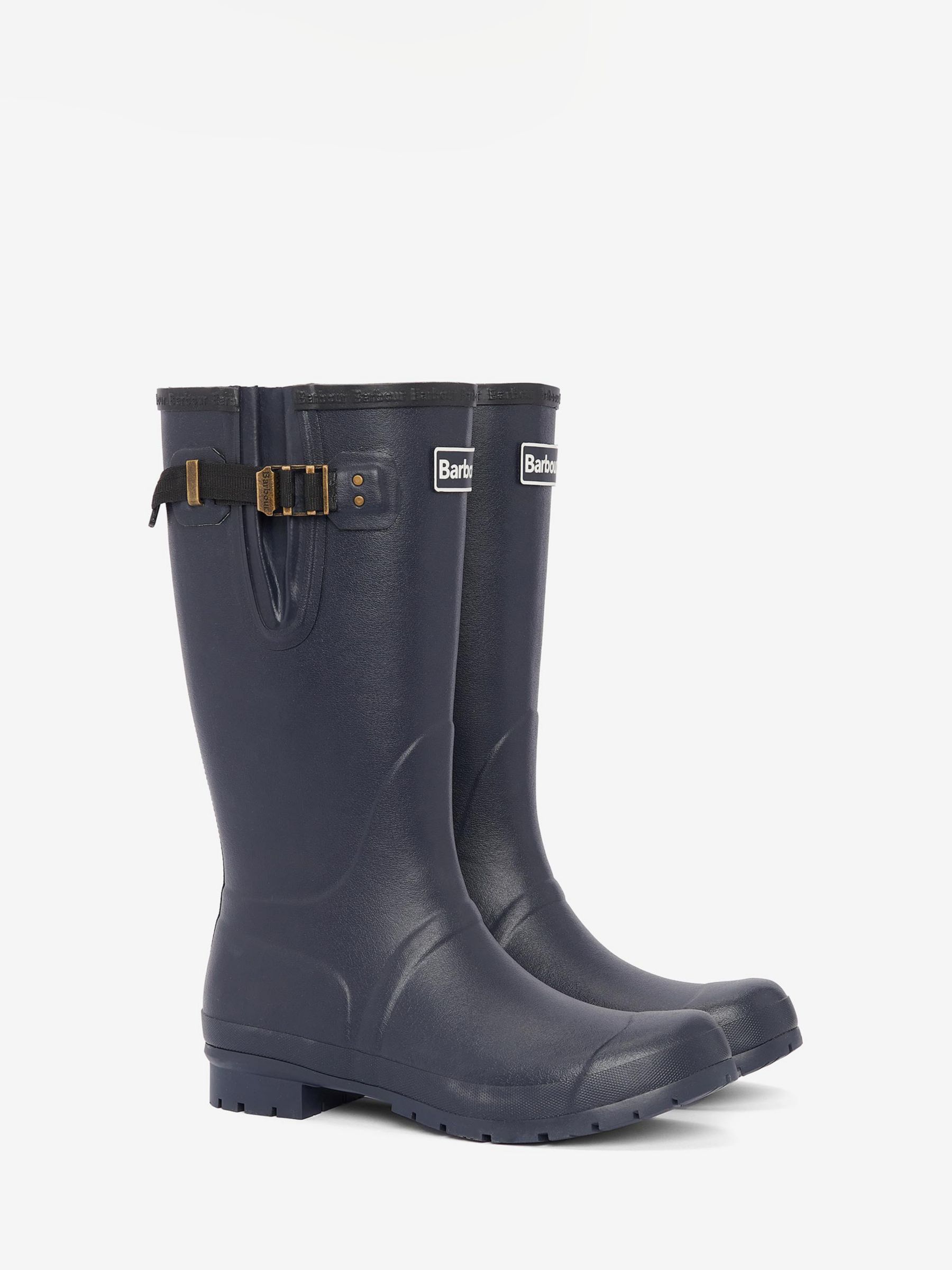 Barbour Cloud Tall Wellington Boots, Navy