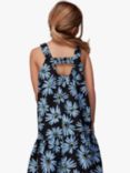 Whistles Kids' Daisy Print Sundress, Blue/Multi