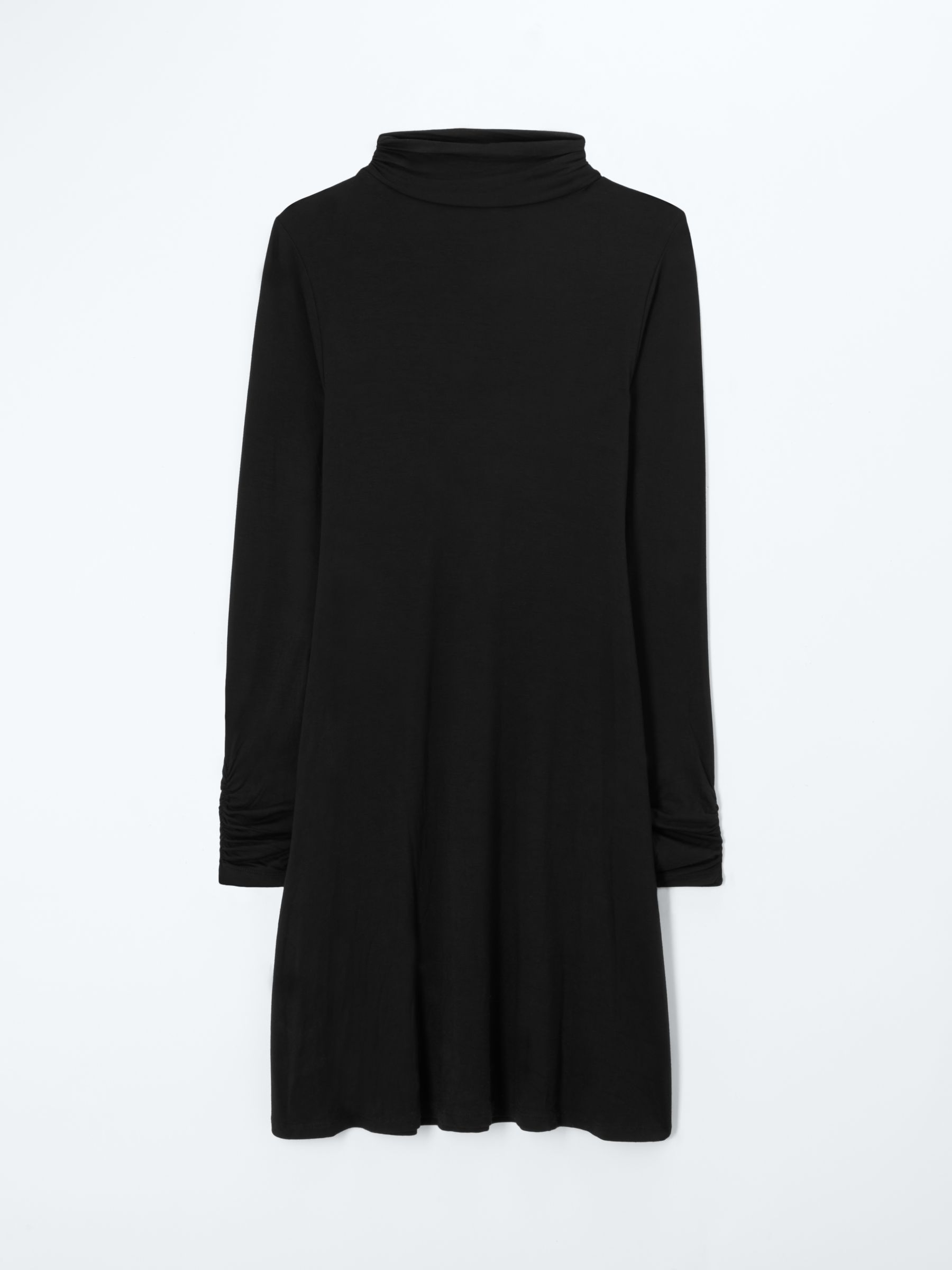 Buy John Lewis ANYDAY Fit & Flare Jersey Dress, Black Online at johnlewis.com
