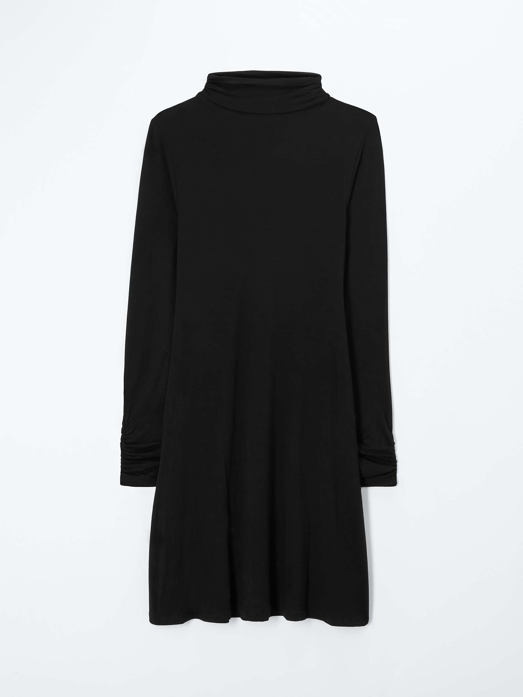 Buy John Lewis ANYDAY Fit & Flare Jersey Dress, Black Online at johnlewis.com