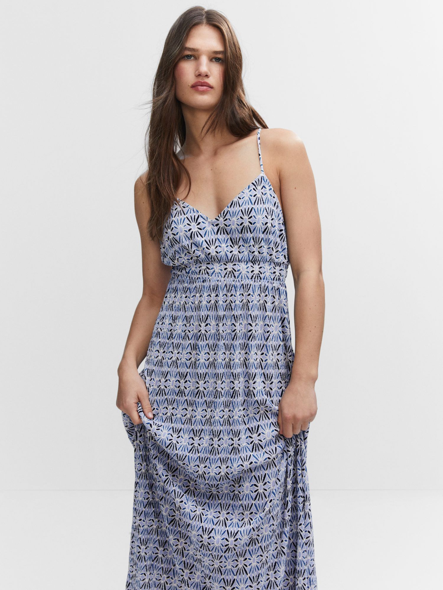 Mango Polimo Midi Dress