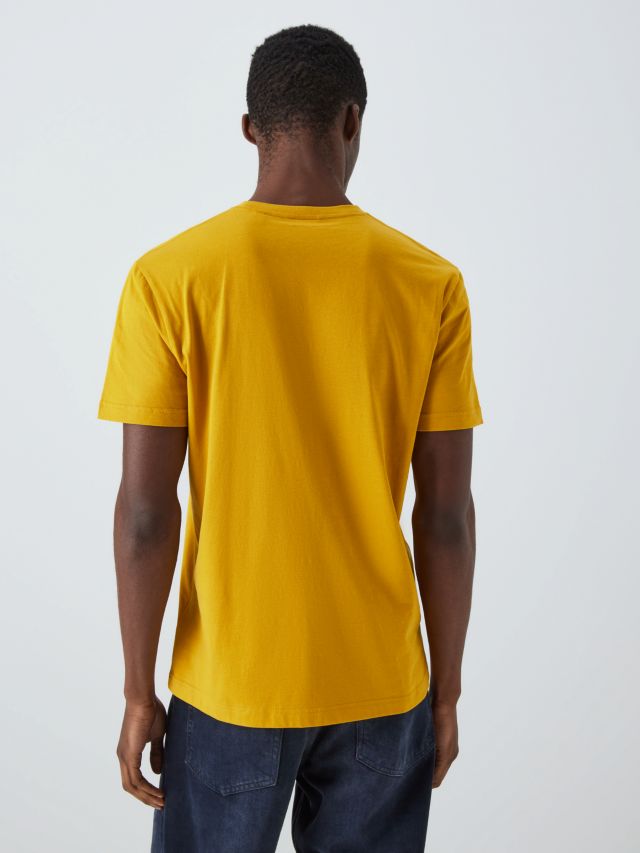 T-Shirt, Yellow, Shield Graphic S Mustard GANT Archive