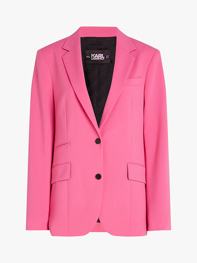 KARL LAGERFELD Suit Blazer, Cabaret Pink
