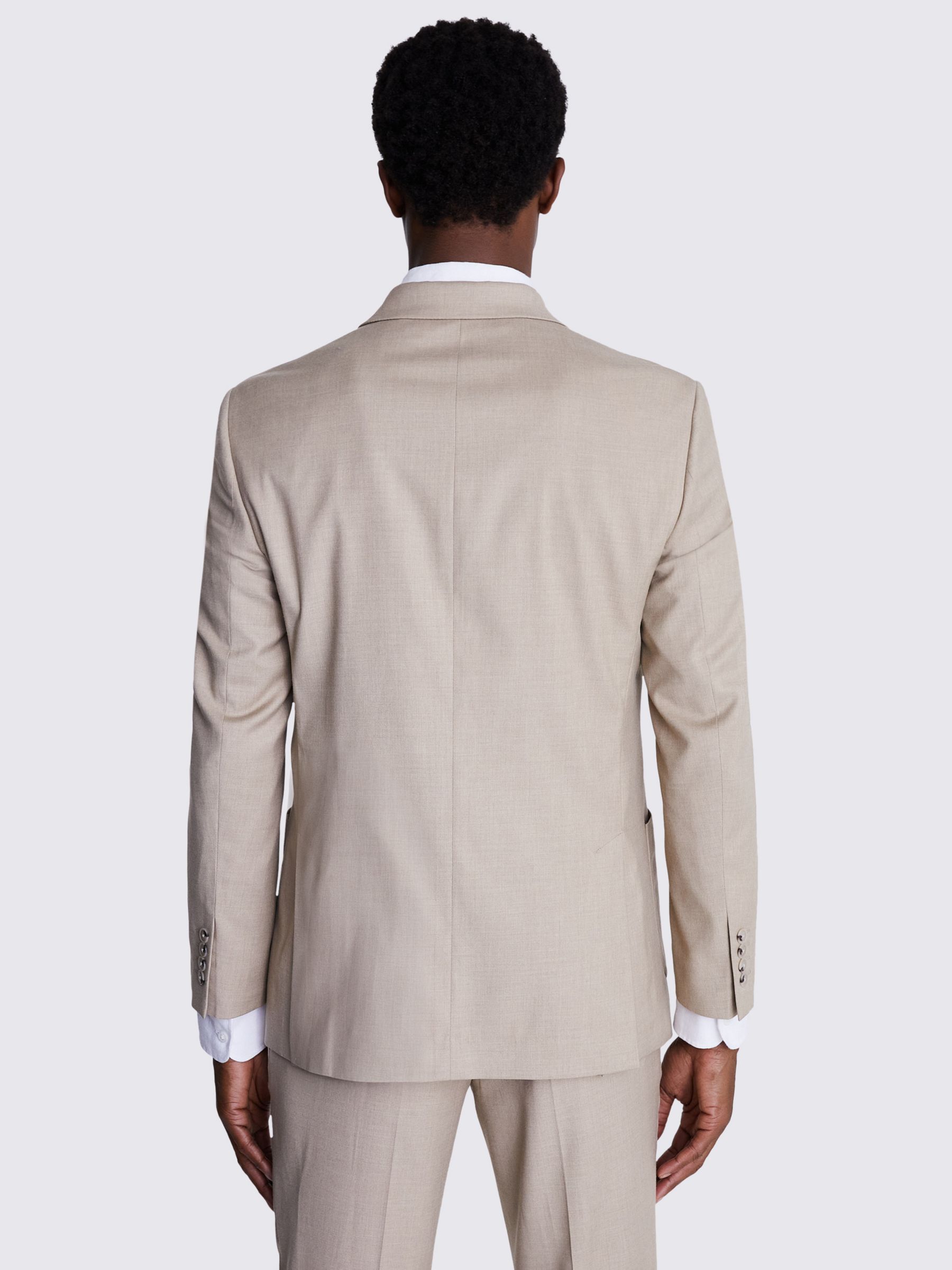 Buy Moss Recycled Tailored Fit Suit Jacket, Tan Online at johnlewis.com