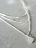 Mint Velvet Layered Necklace, Silver