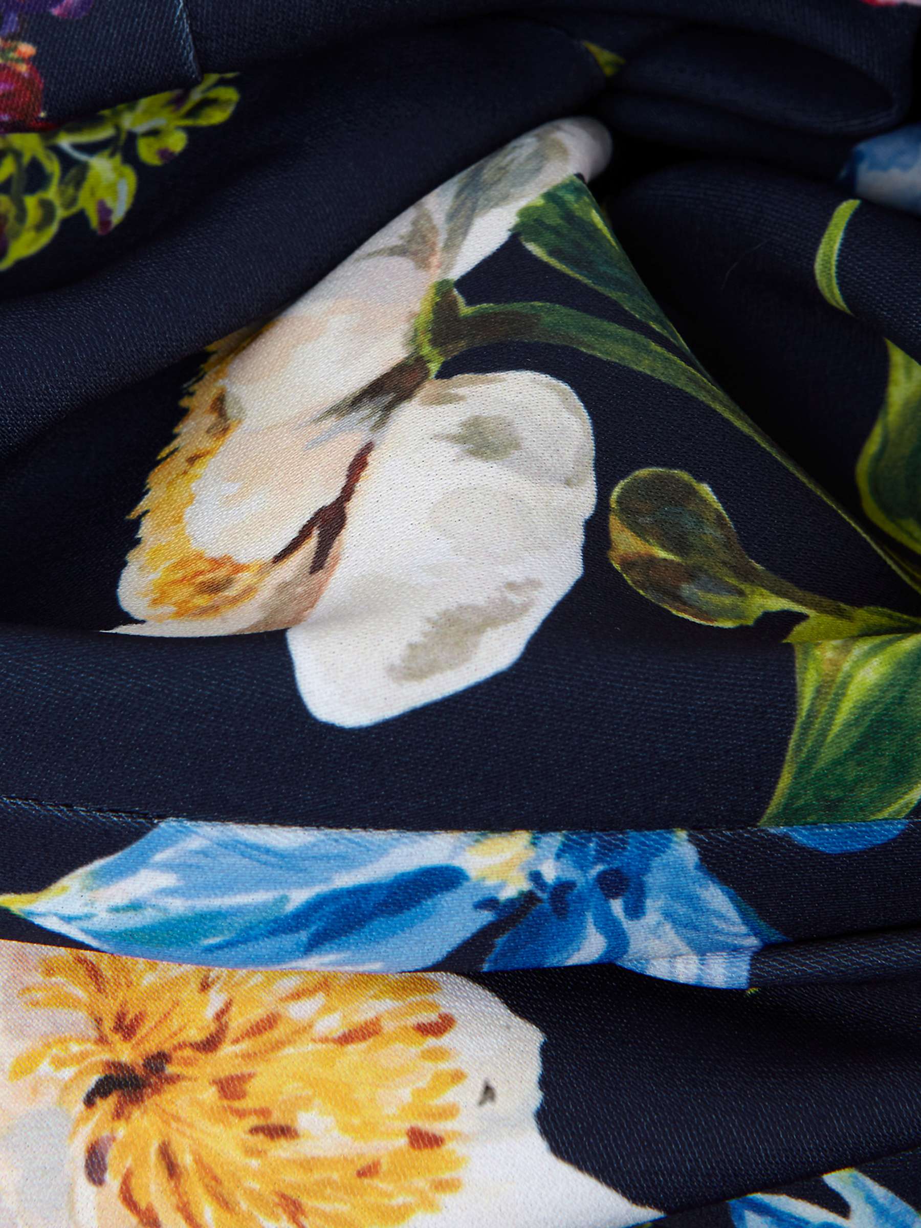 Buy Phase Eight Kallie V-Neck Floral Jumpsuit, Navy/Multi Online at johnlewis.com