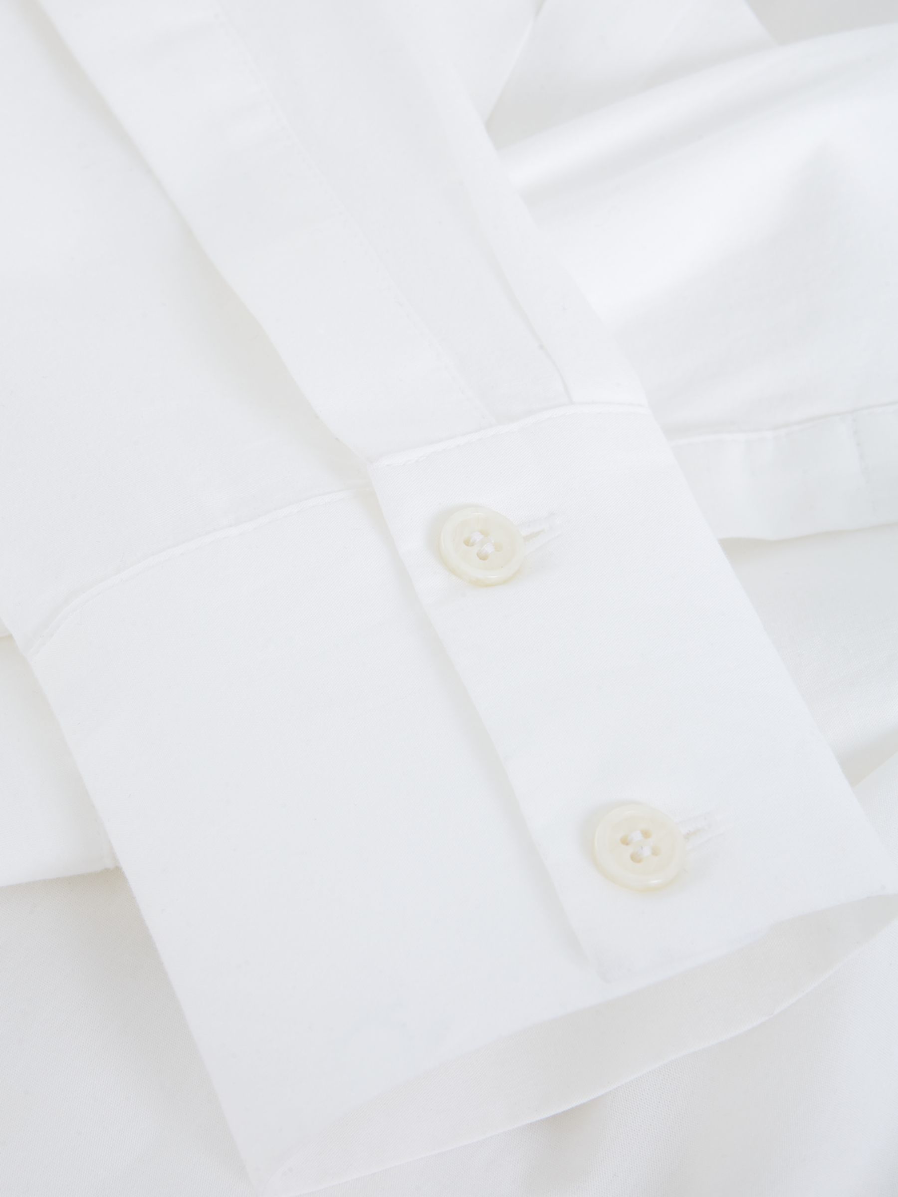 Buy Phase Eight The Fitted Shirt, White Online at johnlewis.com