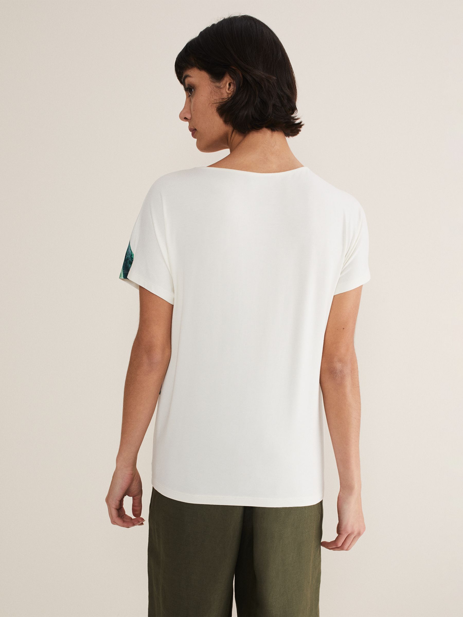 Buy Phase Eight Fiorella Tie Front Top, Ivory Online at johnlewis.com