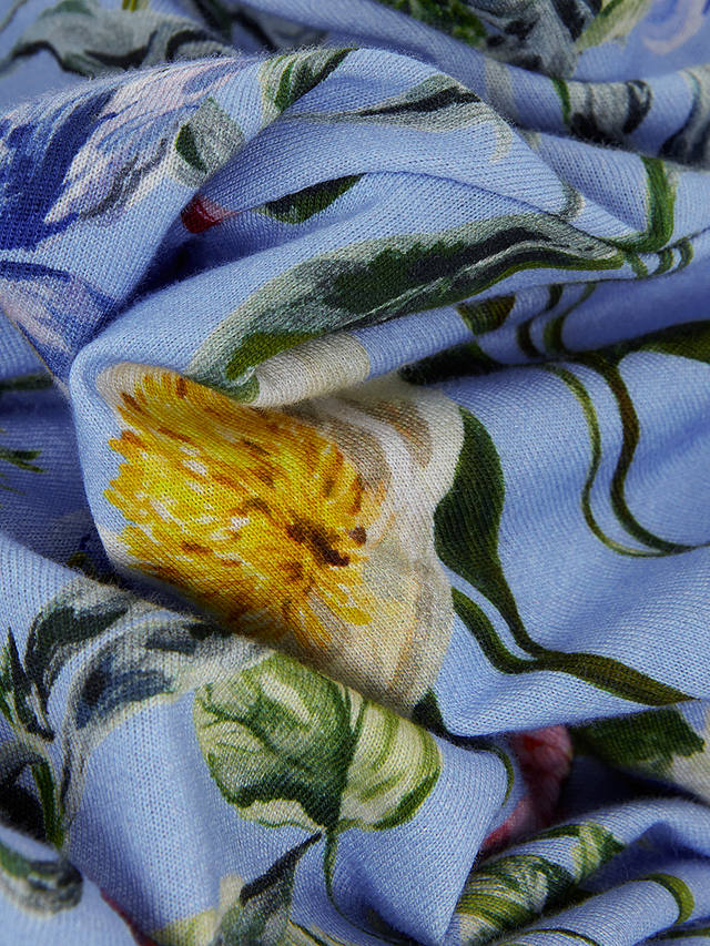 Phase Eight Donda Floral Print Blouse, Blue/Multi