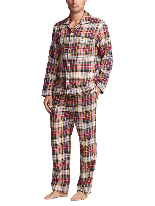 Polo Ralph Lauren Check Pyjama Set, Royal Stewart, S