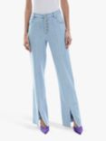 James Lakeland Front Split Denim Jeans, Denim, Denim