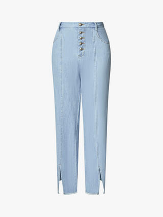James Lakeland Front Split Denim Jeans, Denim