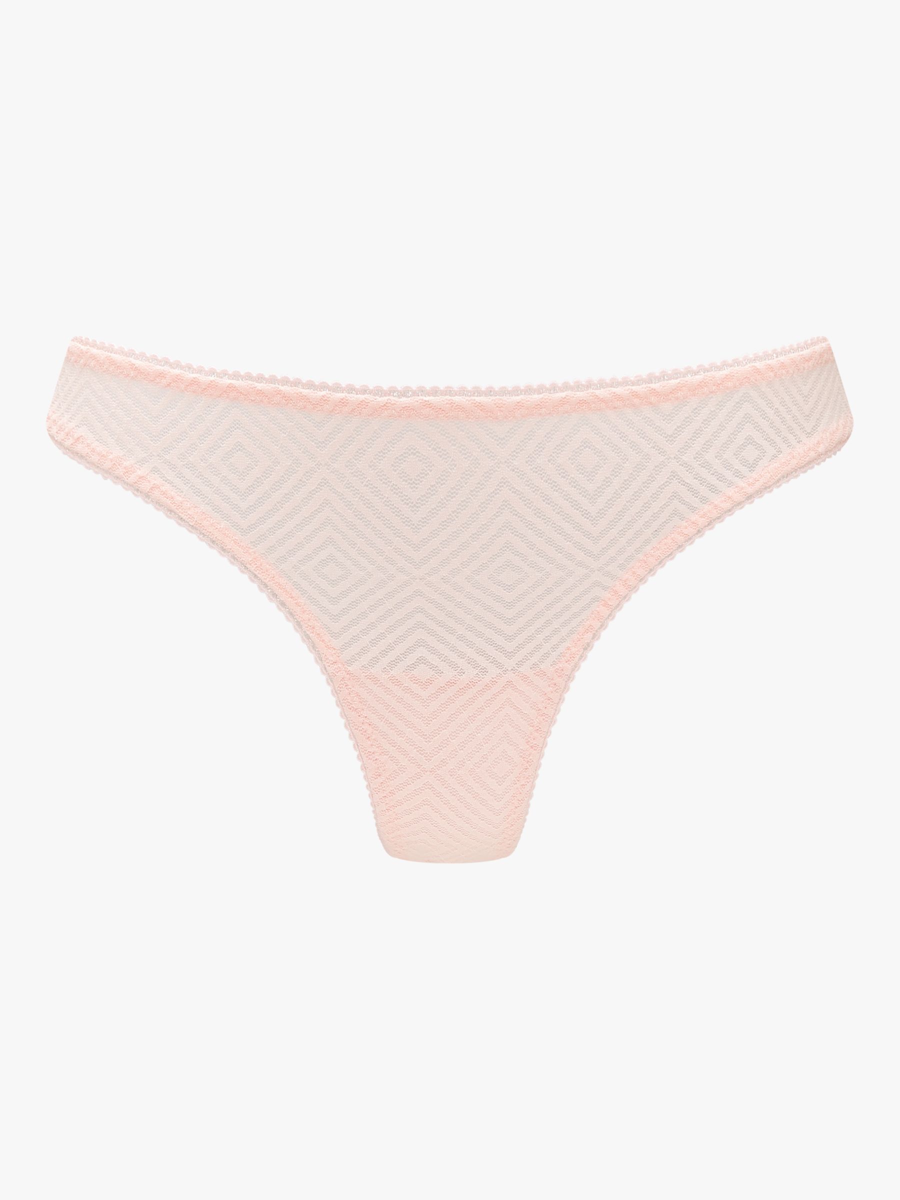 Nudea Barely There Thong, Blush Pink at John Lewis & Partners