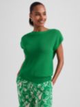 Hobbs Orla Cotton Jumper, Spring Green