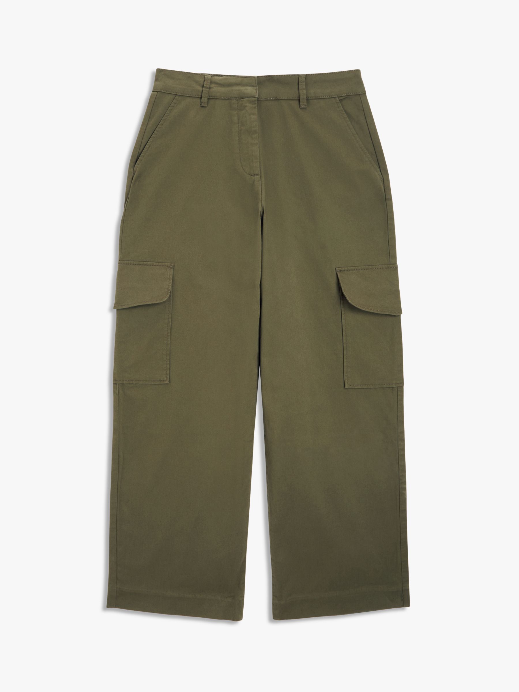 Buy John Lewis Cargo Trousers, Khaki Online at johnlewis.com