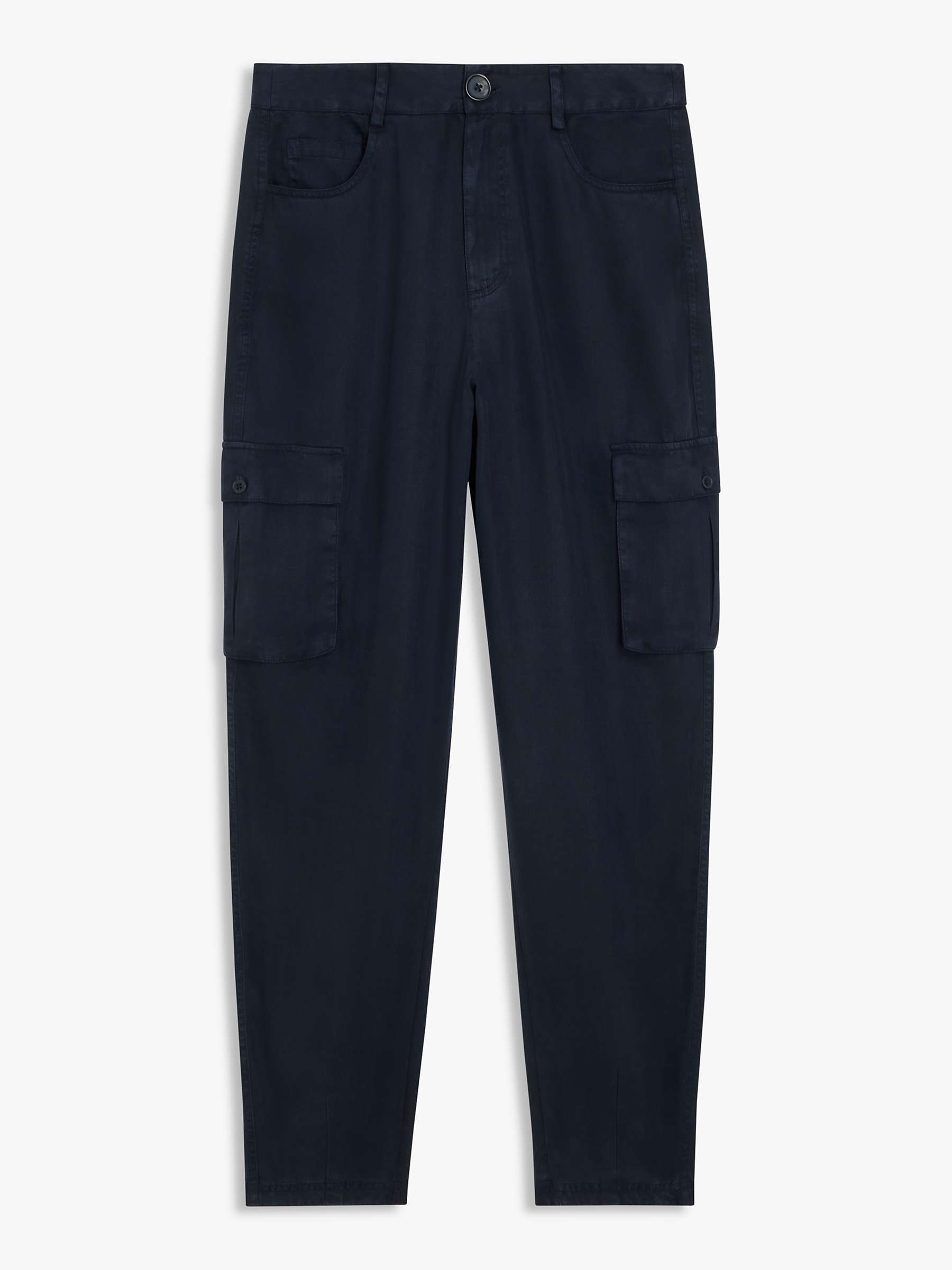 John Lewis ANYDAY BalloonCargo Trousers, Navy at John Lewis & Partners