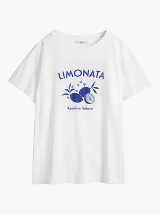 HUSH Limonata Relaxed Fit T-Shirt, White