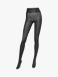 Wolford Neon 40 Semi Sheer Shimmer Tights, Black