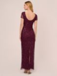 Adrianna Papell Papell Studio Beaded Illusion Sleeve Gown