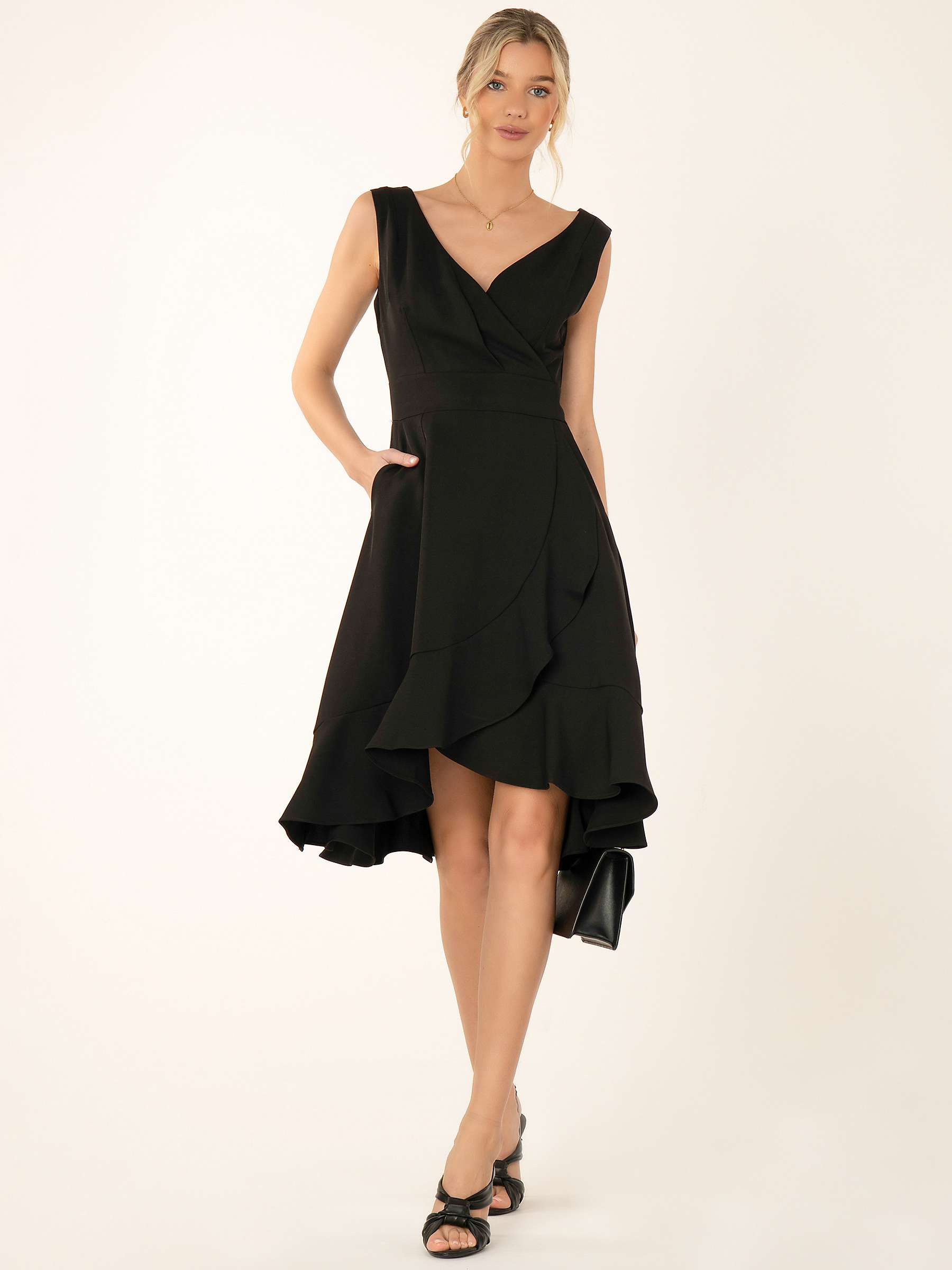 Buy Jolie Moi Gayelle Frill Hem Dress Online at johnlewis.com