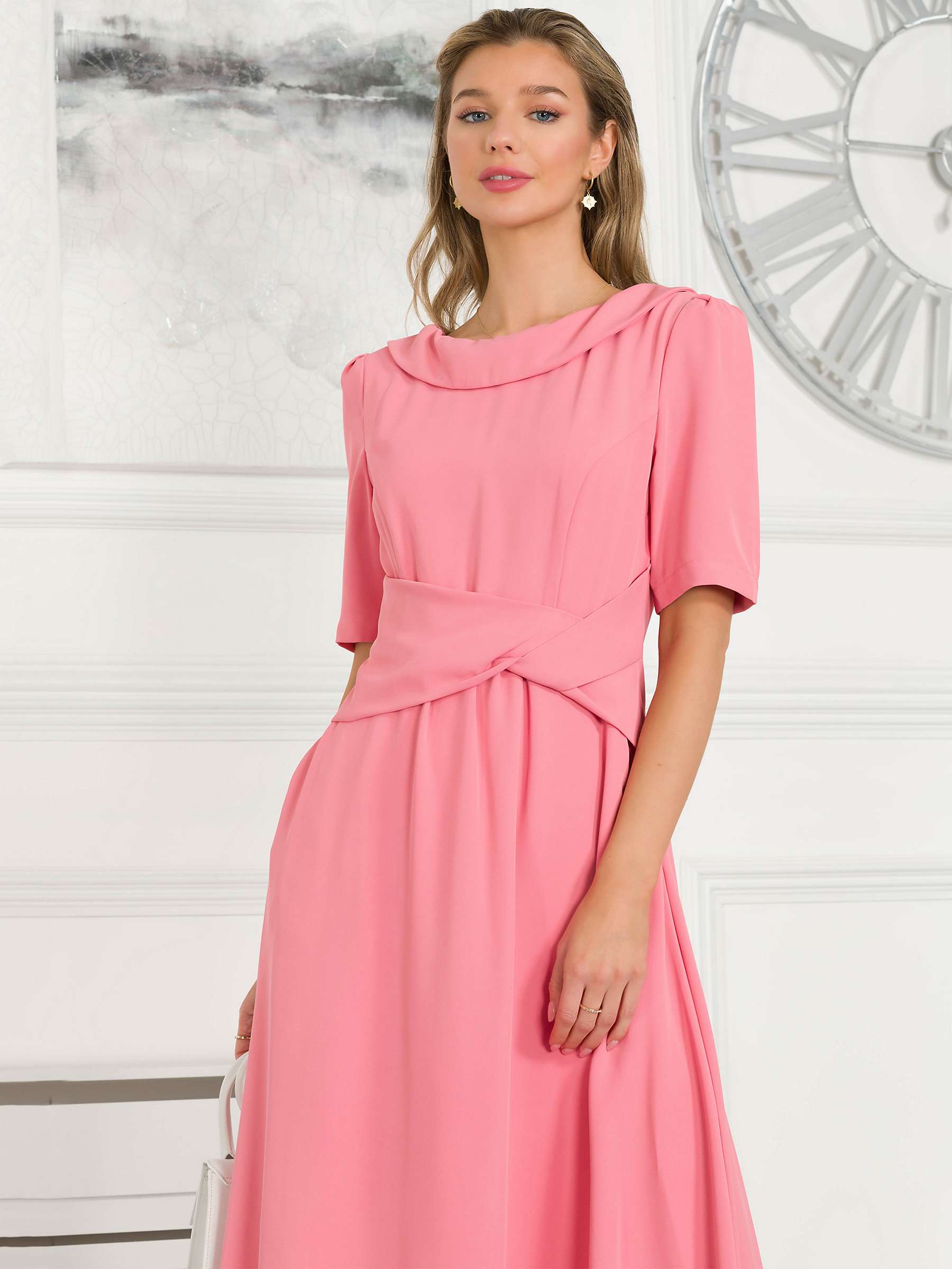 Buy Jolie Moi Beckie Fold Over Dress Online at johnlewis.com