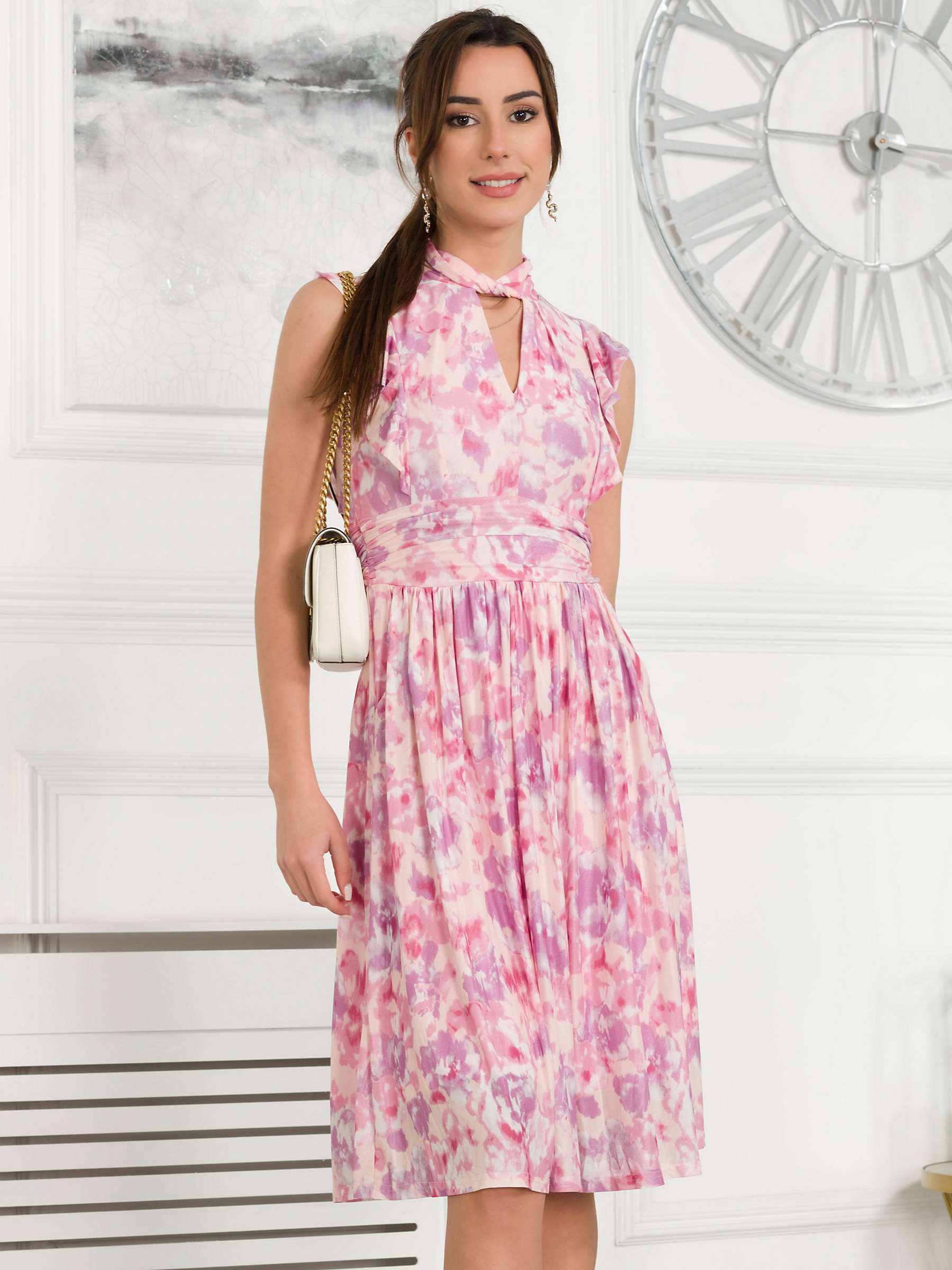 Buy Jolie Moi Emily Mesh Midi Dress Online at johnlewis.com