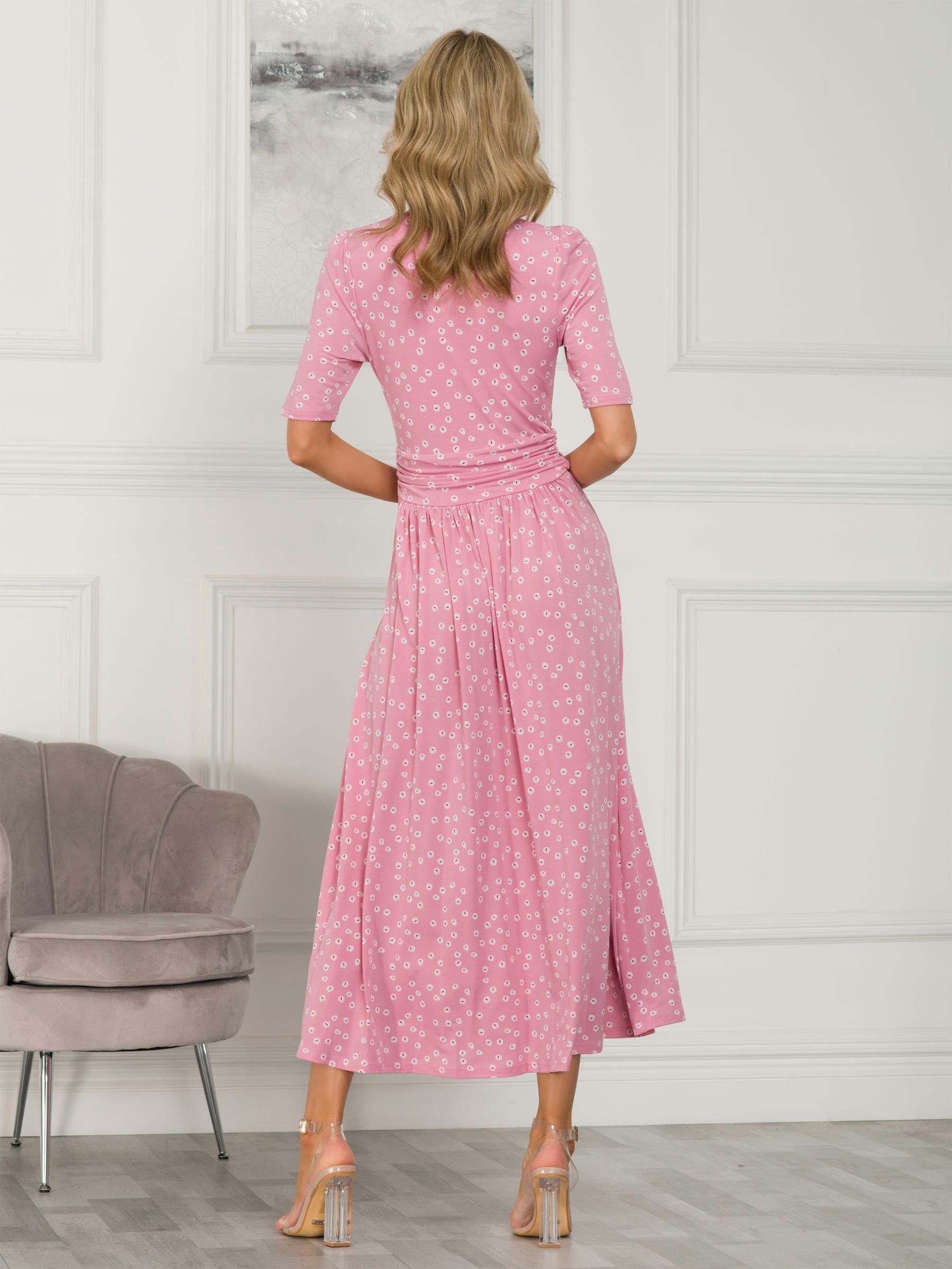 Buy Jolie Moi Coleen Spot Maxi Dress Online at johnlewis.com