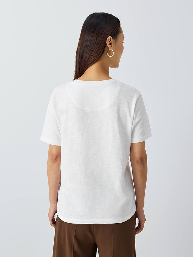 Vivere By Savannah Miller Addison Perfect T-Shirt, White