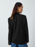 Vivere By Savannah Miller Grace Plain Oversized Double Breasted Blazer, Black