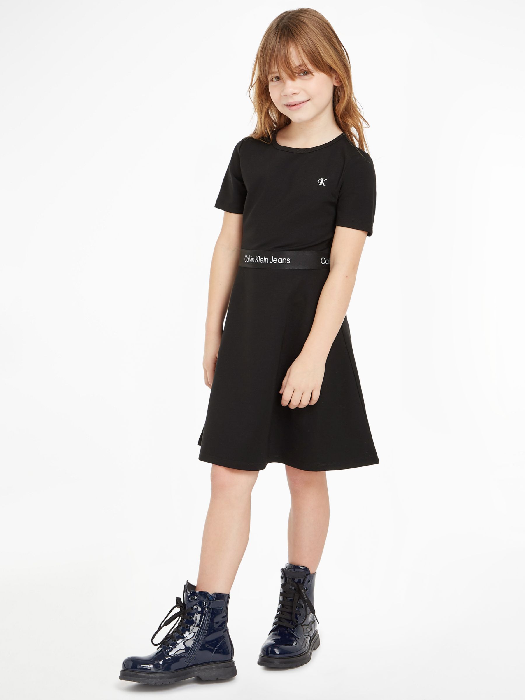 Calvin Klein Kids' Punto Tape Logo Dress