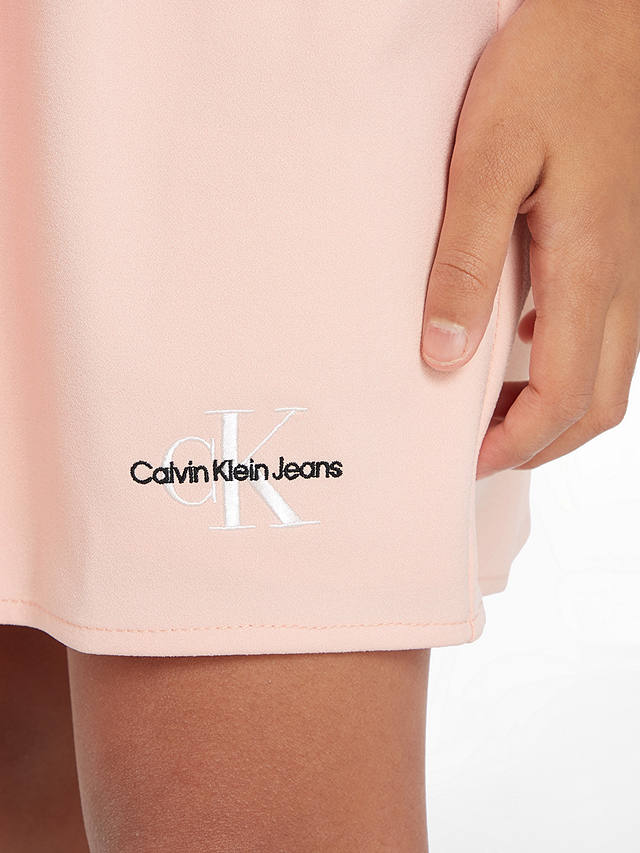 Calvin Klein Jeans Kids' Pleated Skater Dress, Faint Blossom