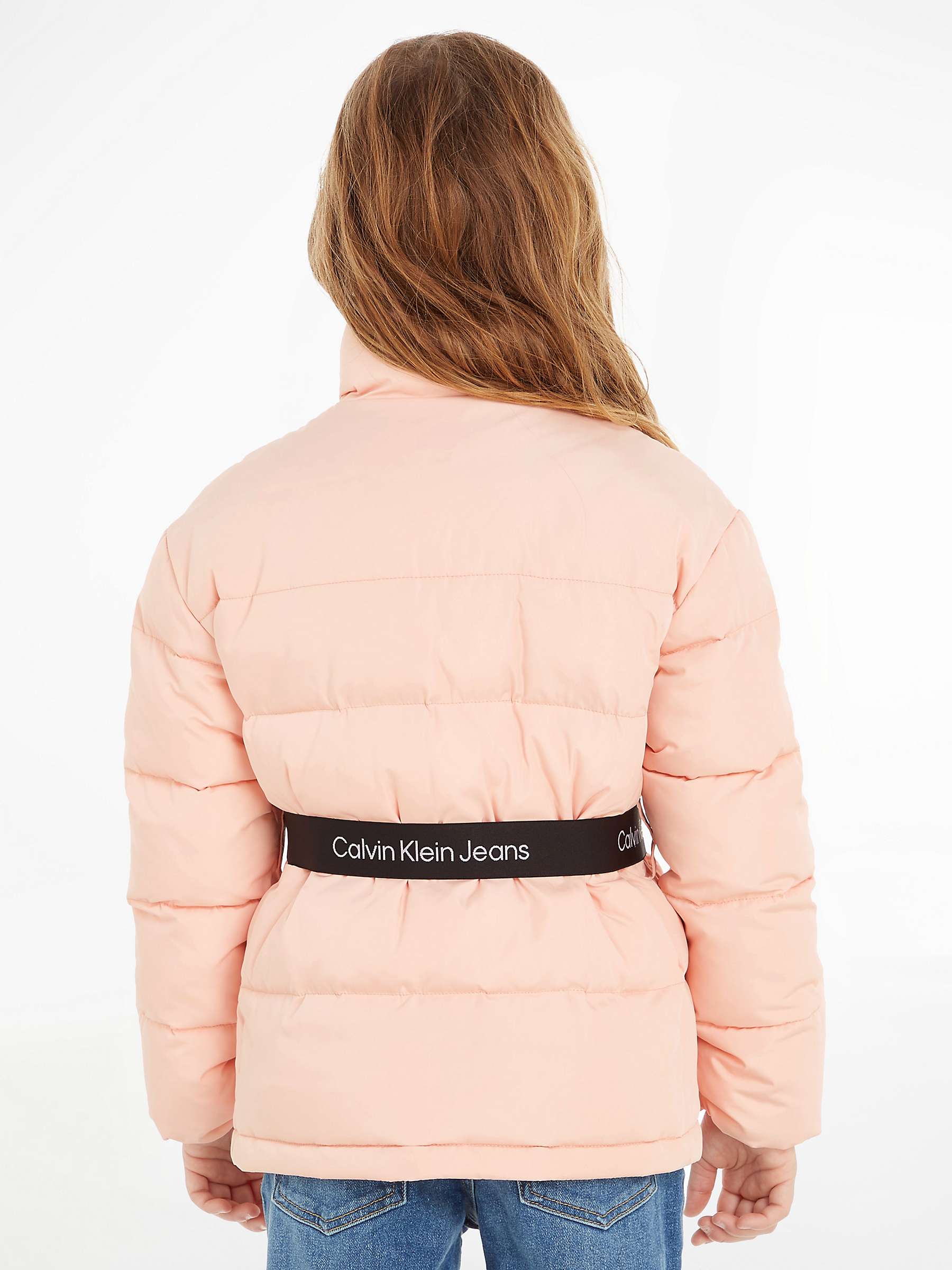 Buy Calvin Klein Kids' Logo Tape Belt Jacket Online at johnlewis.com