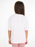 Calvin Klein Jeans Kids' Cotton Graph Logo T-Shirt, Bright White