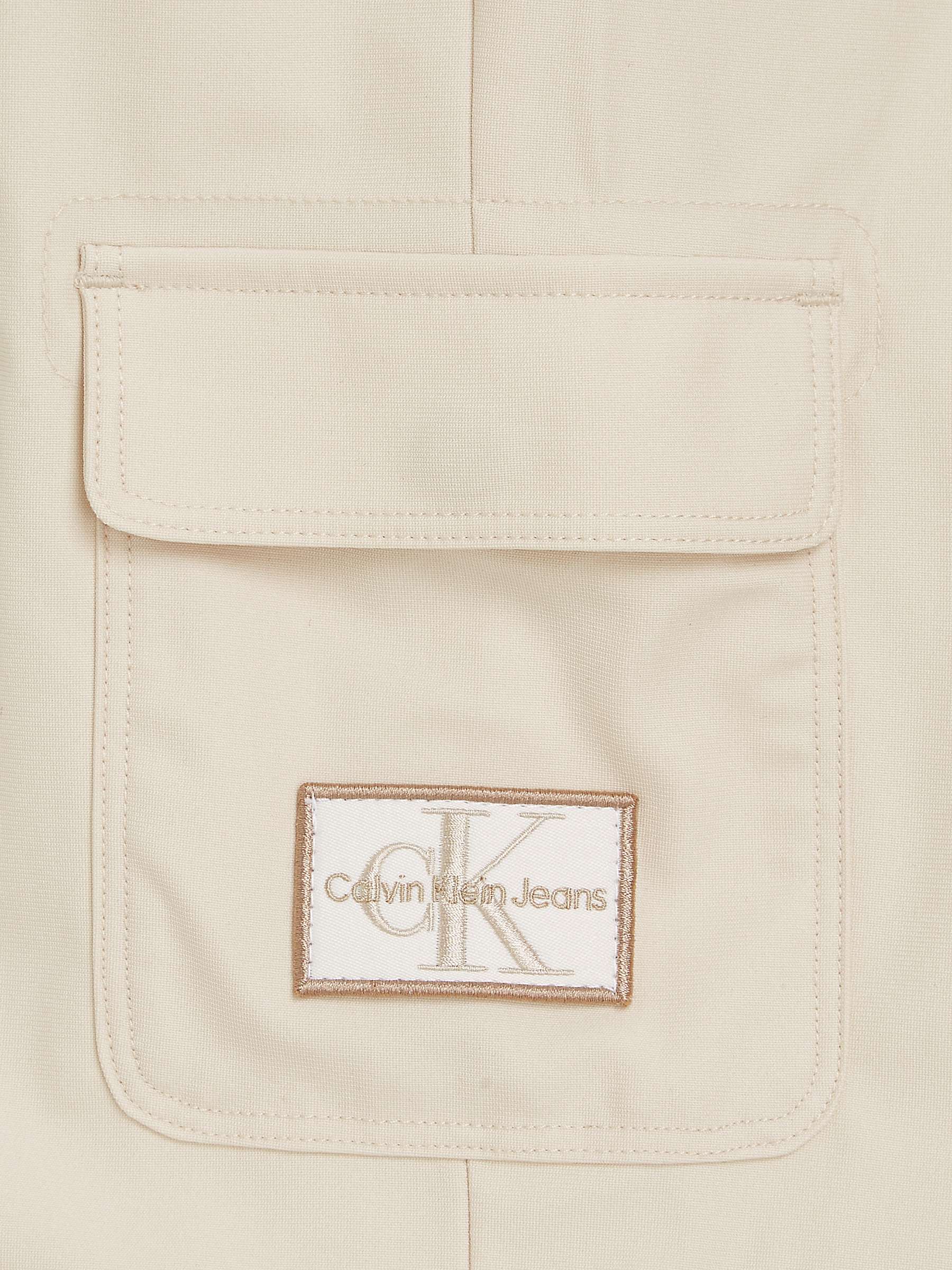 Buy Calvin Klein Jeans Kids' Parachute Trousers, Whitecap Gray Online at johnlewis.com