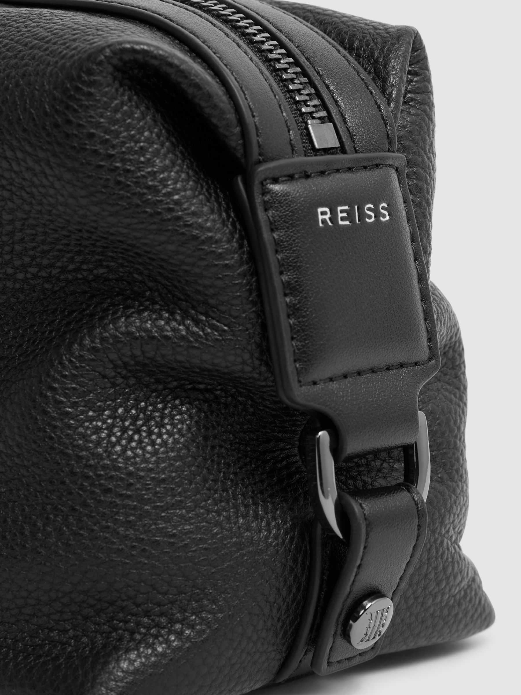 Buy Reiss Cole Leather Wash Bag Online at johnlewis.com
