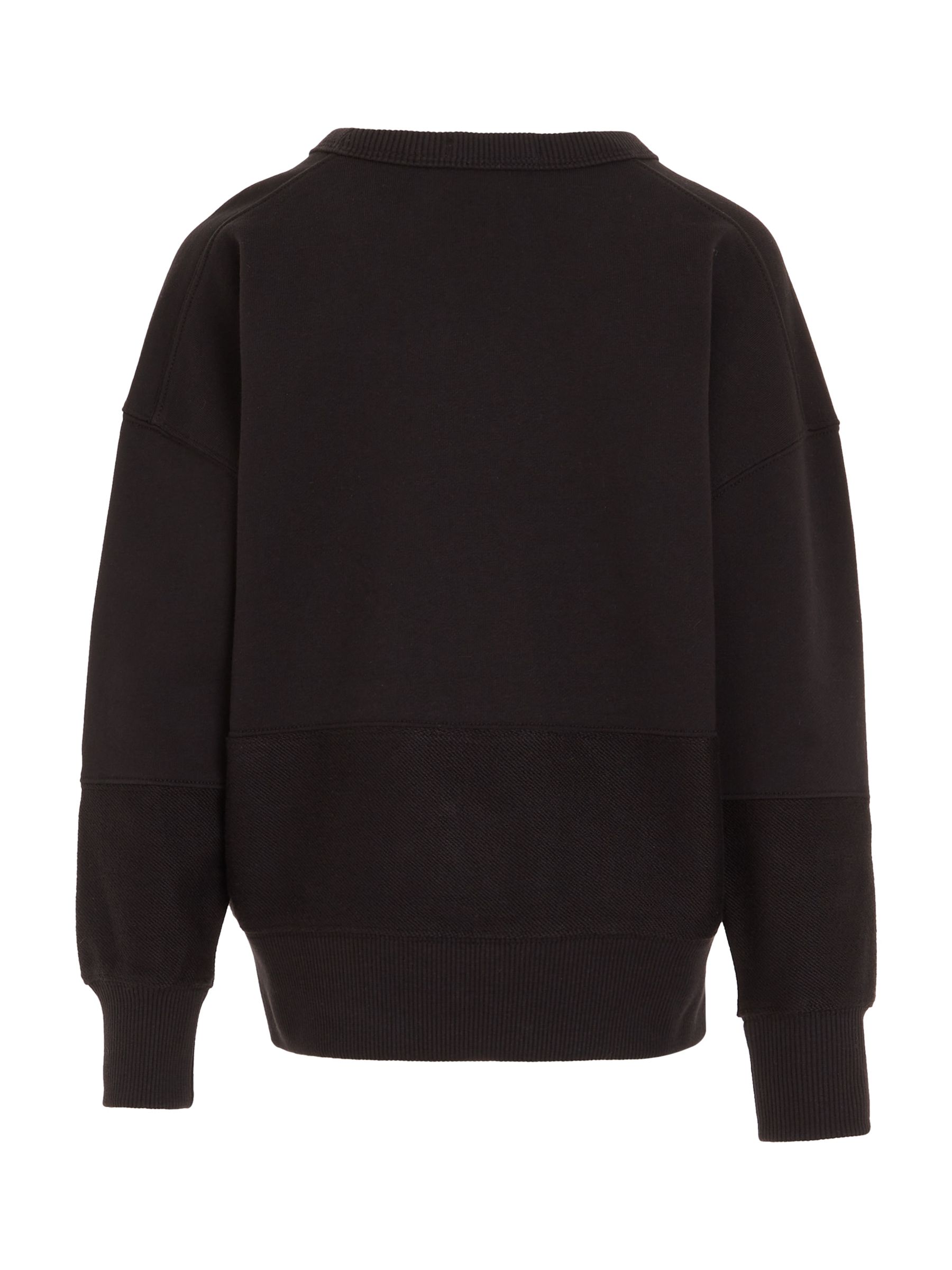 Buy Calvin Klein Logo Embroidered Towel Sweatshirt, Black Online at johnlewis.com