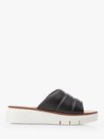 Moda in Pelle Sharay Leather Sliders, Black