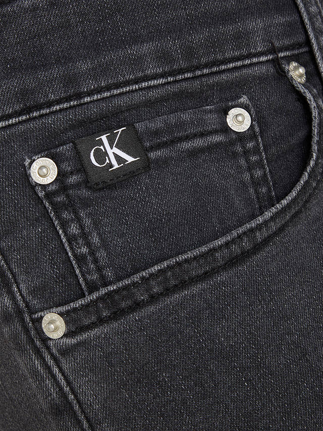 Calvin Klein Skinny Jeans, Denim Grey at John Lewis & Partners