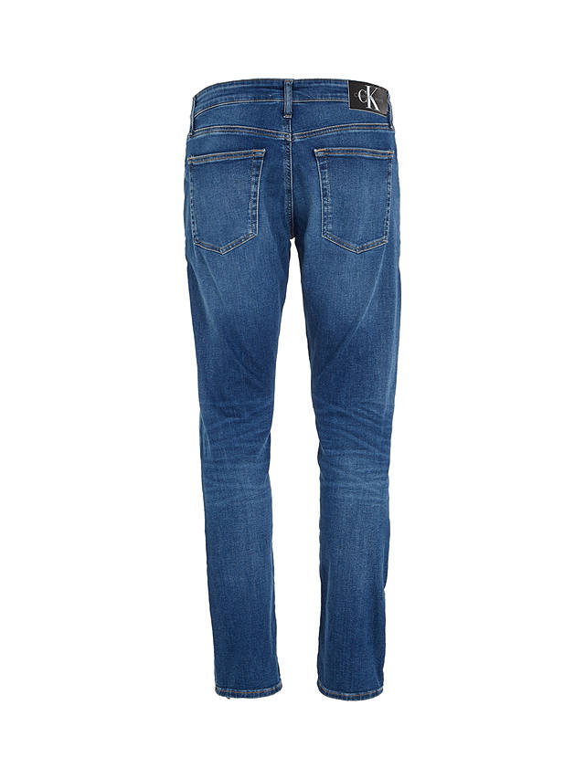 Calvin Klein Slim Fit Jeans, Denim Dark at John Lewis & Partners