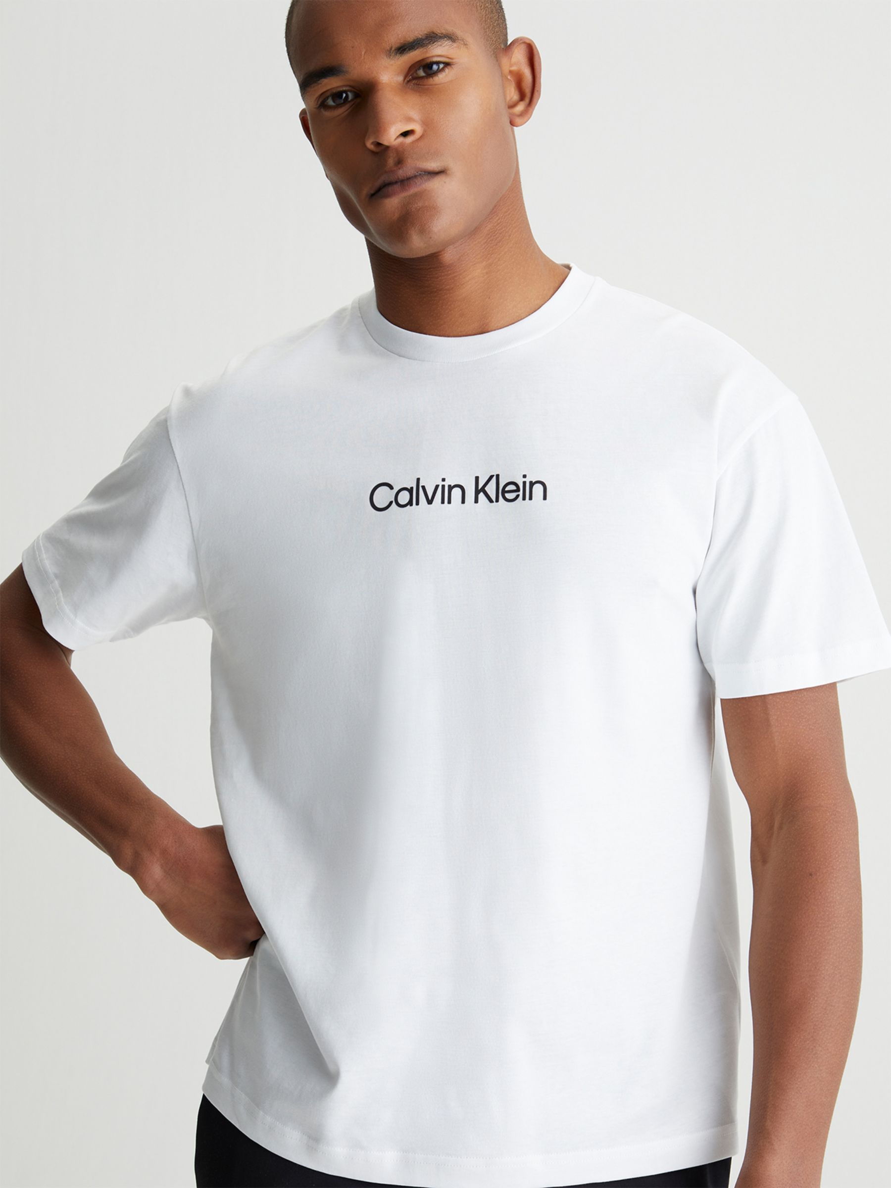 Calvin Klein Comfort T-Shirt, White at John Lewis & Partners