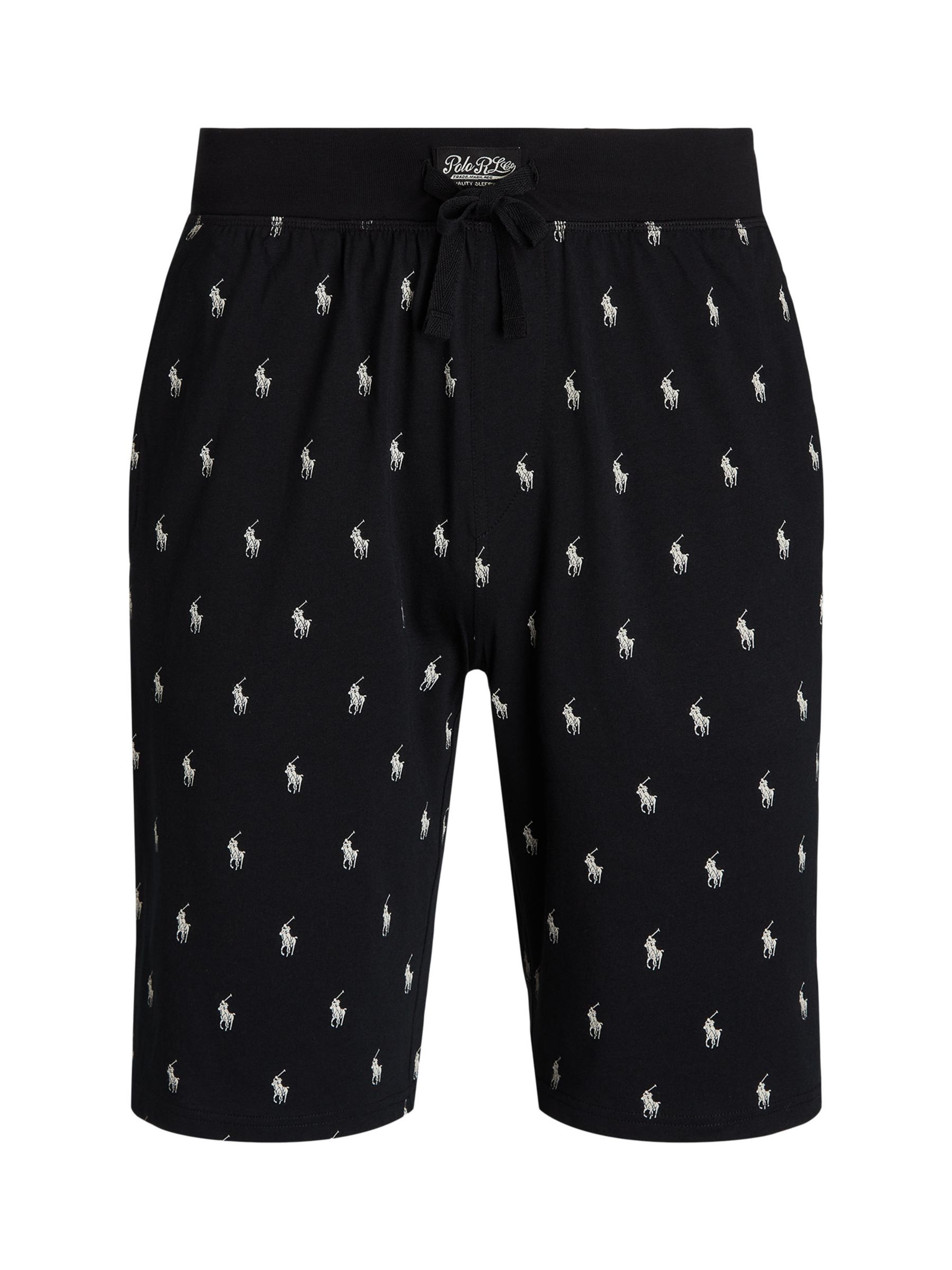 Polo Ralph Lauren Cotton Slim Fit Pony Pyjama Shorts at John Lewis ...