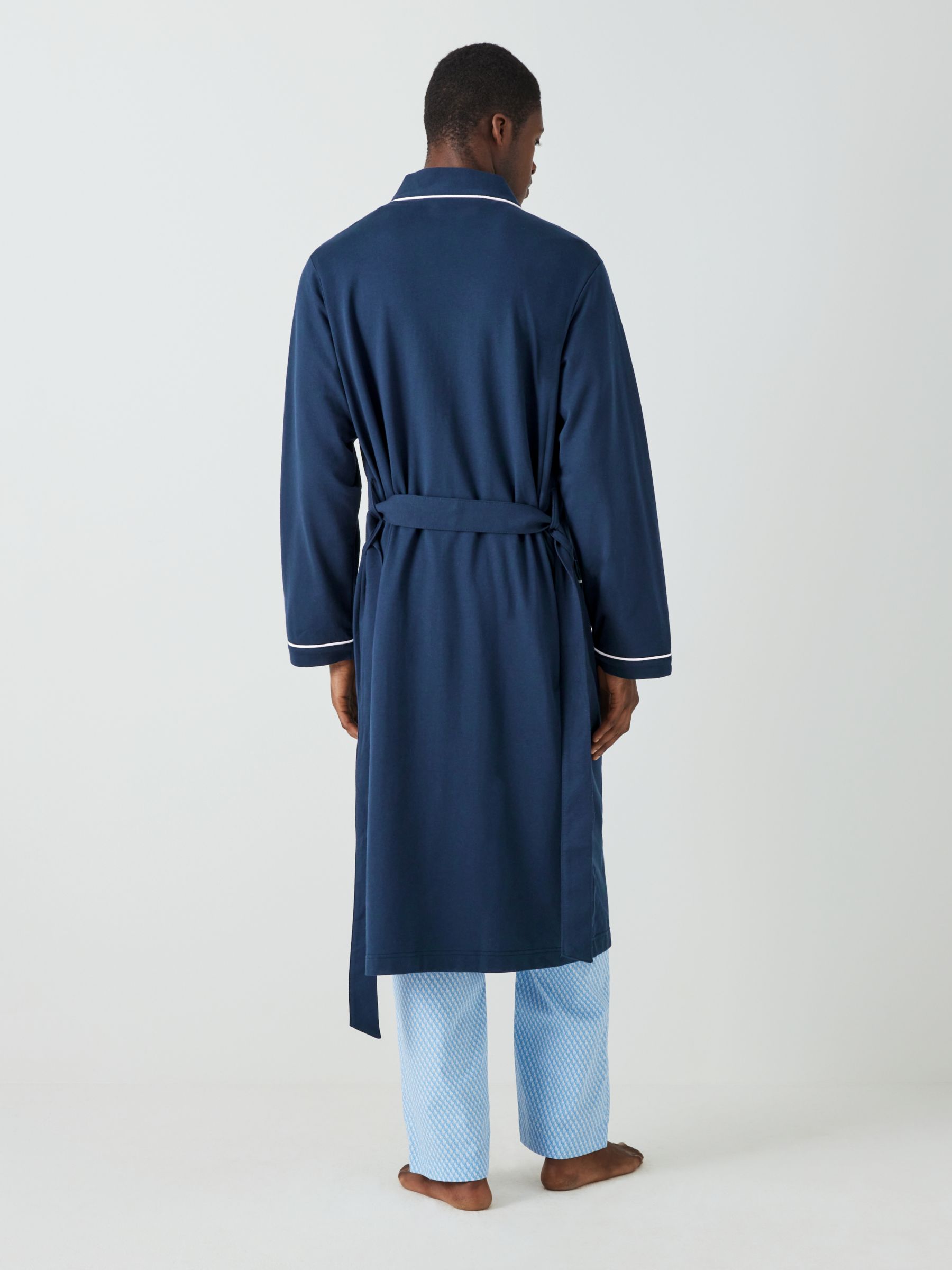 Polo Ralph Lauren Loopback Dressing Gown, Cruise Navy