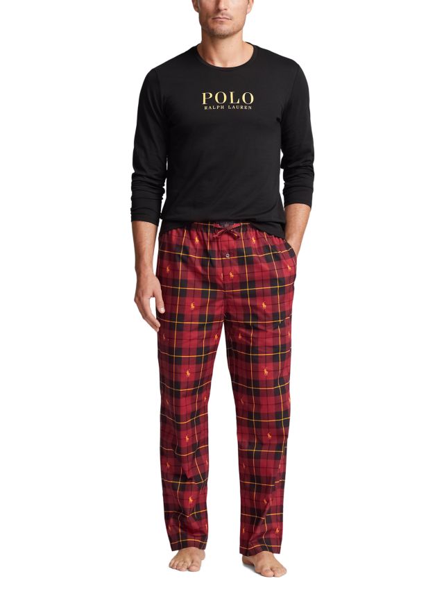 Red ralph lauren cheap pajamas