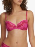 Skarlett Blue Impress Lace Balconette Bra, Red Apple/Rose