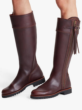 Penelope Chilvers Stand Tassel Knee Boots, Conker