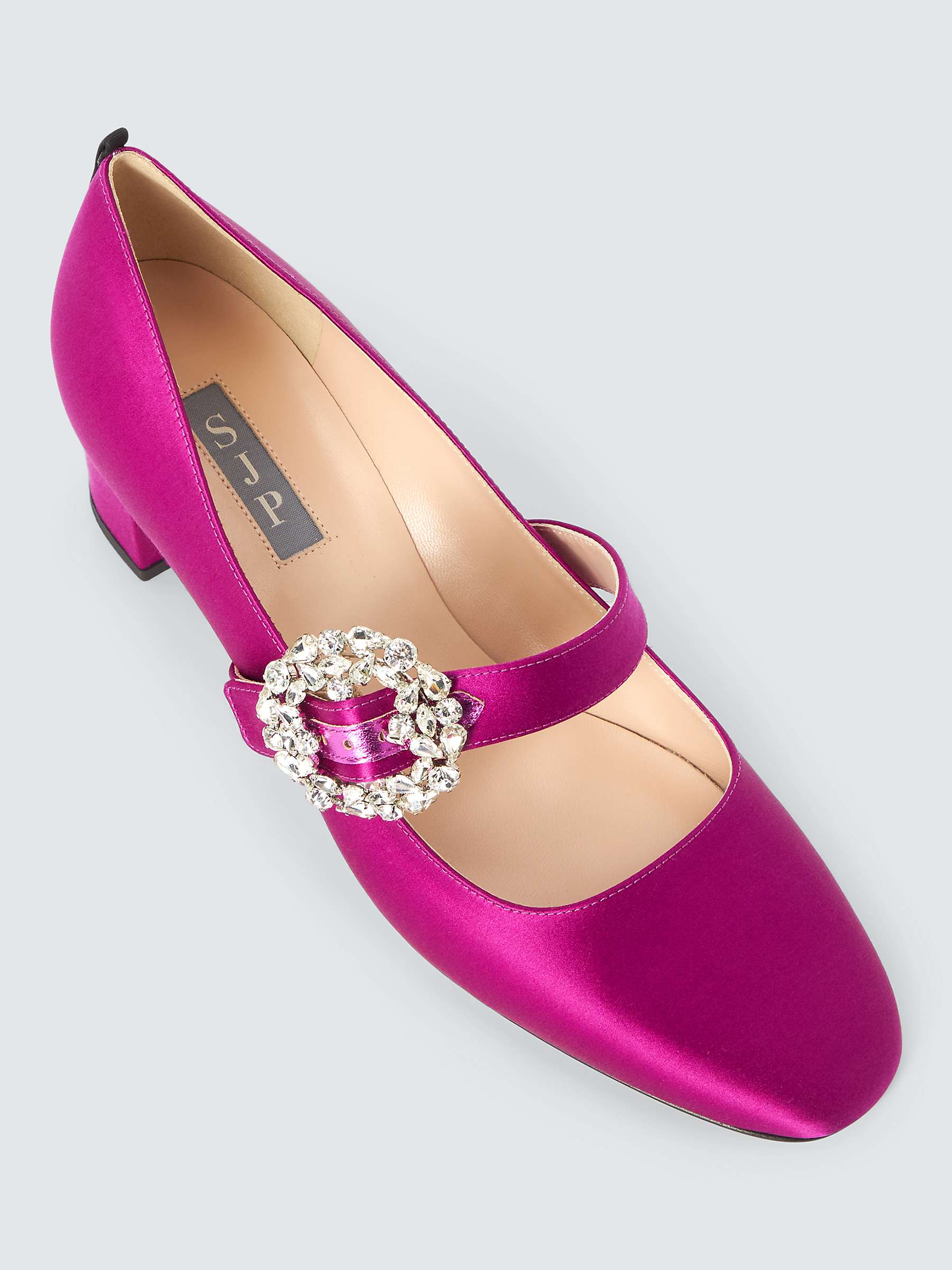 Buy SJP by Sarah Jessica Parker Cosette Mary Jane Satin Court Shoes Online at johnlewis.com