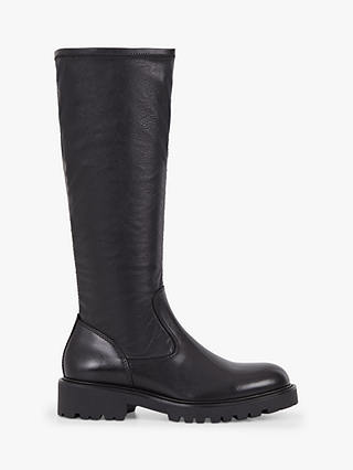 Vagabond Shoemakers Kenova Leather Knee High Boots, Black, 4