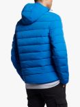 Lyle & Scott Hooded Puffer Jacket, Bright Blue