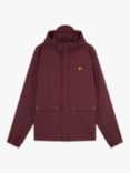 Lyle & Scott Hooded Pocket Jacket, Burgundy