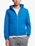 Lyle & Scott Hooded Soft Shell Jacket, Bright Blue